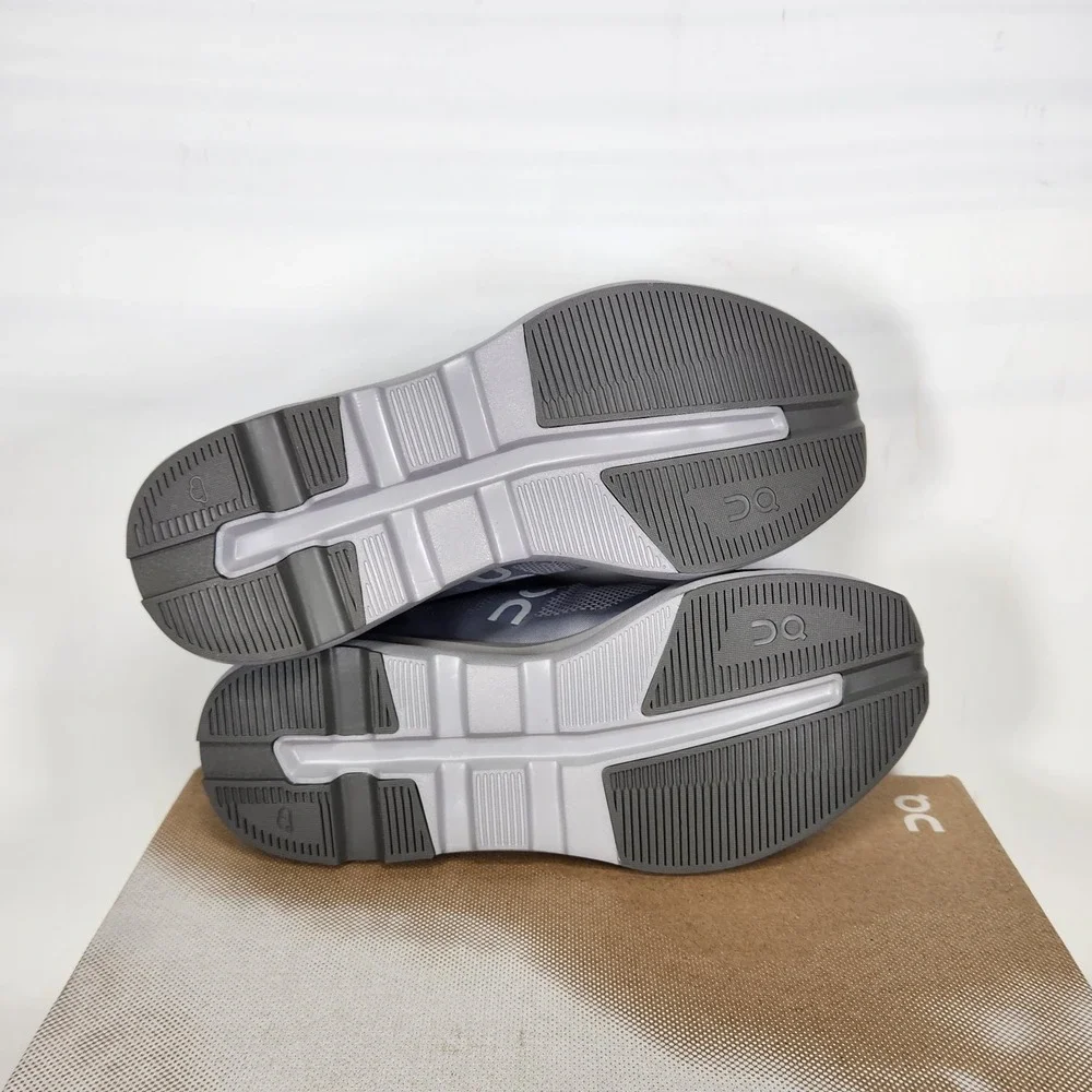 On Cloudzone Running Shoes Women Size 6.5 Alloy Rock Grey Lightweight Sneakers